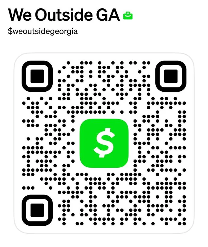 We Outside GA Cash App QR code